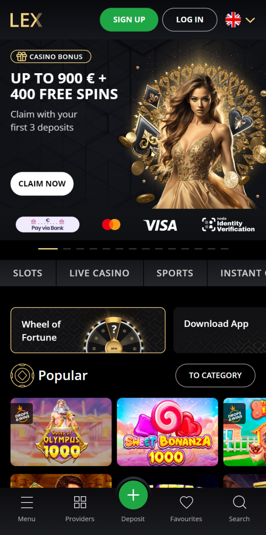 Lex Casino Apps Screenshot