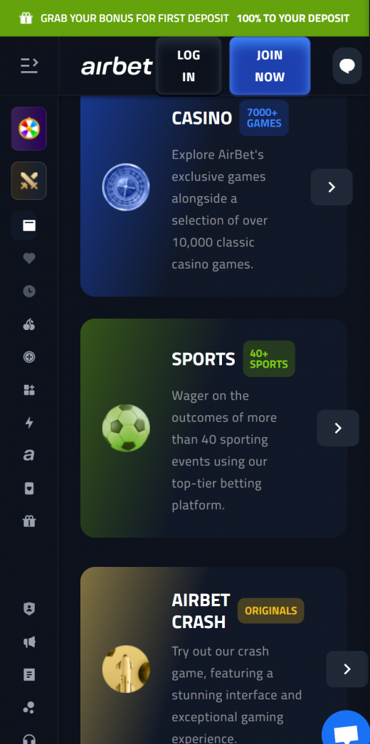 airbet Apps Screenshot